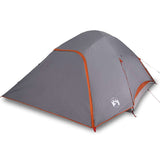 Family Tent Dome 6-Person Grey Waterproof 94725