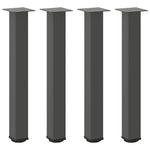 ZNTS Coffee Table Legs 4 pcs Anthracite 72-74 cm Steel 4012470