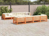 Garden Sofa Set Wax brown Solid pine wood Modular Garden Sofa Set 3299355