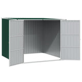 Garden Shed Green 195x198x159 cm Galvanised Steel 46253