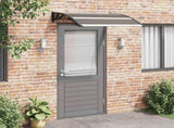 Door Canopy Black 120x100 cm PC 45633