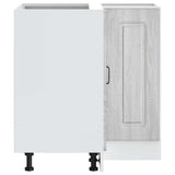 Kitchen Corner Base Cabinet Kalmar Grey Sonoma Engineered Wood 853513