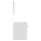 Bathroom Cabinet with Mirror White 41x38.5x48 cm Engineered Wood 804818