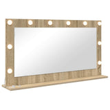 Vanity Mirror Rectangular Sonoma Oak 100 x 55 x 18 cm 868303