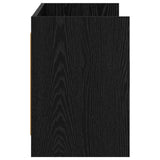 TV Cabinet 130 x 33 x 47 cm Black Oak Engineered Wood 8011172