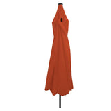 Garden Parasol Terracotta 395 x 395 x 245 cm Polyester 42003649