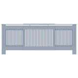 MDF Radiator Cover Grey 205 cm 325549