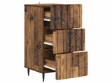 Drawer Cabinet Old Wood 33 x 34.5 x 92 cm Engineered Wood 894393