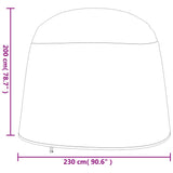 Double Egg Chair Covers 2 pcs 230x200 cm 420D Oxford Fabric 3203391