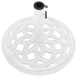 Umbrella Base White 44x44x31 cm Cast Iron 317757