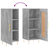 Sideboard Concrete Grey 34.5x34x90 cm Engineered Wood 830432