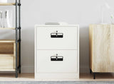 File Cabinet White 45.5 x 42 x 74.5 cm Cold-Rolled Steel 891615