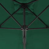 Garden Parasol Green Polyester, Steel Large 44881