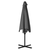 Garden Parasol with Steel Pole 300 cm Anthracite 44887