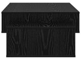 Coffee Table Black Oak 105 x 50 x 32.5 cm Engineered Wood 8000205