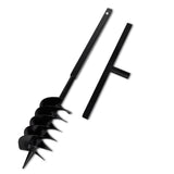Ground Drill with Handle 150 mm with Extension Tube 5 m Steel 270527