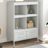 Highboard White 68x39x101.5 cm Steel 843107