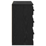 Sideboard Black Oak 70 x 35.5 x 67.5 cm Engineered Wood 881354