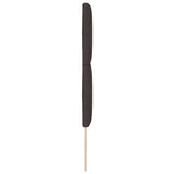 Headboard with Headboard Dark Brown 144 cm Faux Leather 3337915