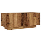 TV Cabinet Old Wood 100x35x40 cm Engineered Wood 856353