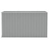 Garden Shed Grey Galvanised Steel Large Garden Shed Rectangular 316226
