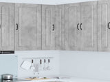 Dishwasher Panel Kalmar Concrete Grey 57 x 57 x 100 cm 884817