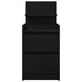 Bedside Cabinets with 2 Drawers 2 pcs Black 38x34x80 cm 861358