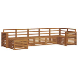 Sectional Sofa Set 7 pcs Natural Solid Acacia Wood 3375174
