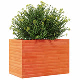 Garden Planter Wax Brown 70x40x45.5 cm Solid Wood Pine 847265