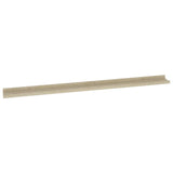 Wall Shelves 4 pcs Sonoma Oak 115x9x3 cm 326688