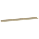 Wall Shelves 4 pcs Sonoma Oak 115x9x3 cm 326688