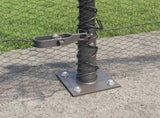 Welded Wire Fence with Concrete Base 100 x 0.4 m 3353713