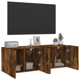 TV Cabinets Wall-mounted 2 pcs Smoked Oak 60x30x41 cm 836947