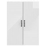 Wall-Mounted Cabinet High Gloss White 66 x 34.5 x 90 cm 898569