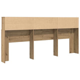 Headboard Cabinet with Shelf Artisan Oak 220 x 19 x 101.5 cm 879448