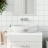 Countertop Basin White Oval 59x40x15 cm Ceramic 155110