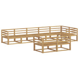 Outdoor Sofa Set 8 pcs White 404 x 166.5 x 73 cm 3386603