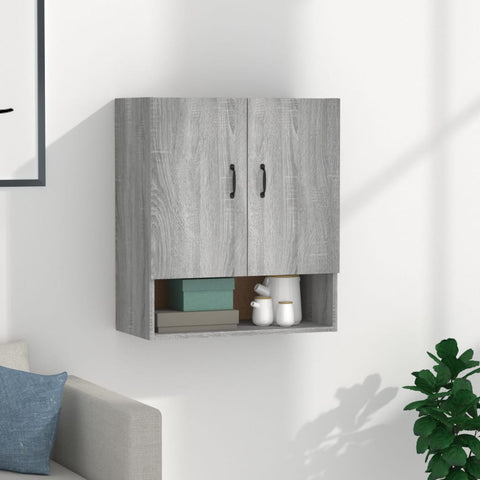 ZNTS Wall Cabinet Grey Sonoma 60x31x70 cm Engineered Wood 817589