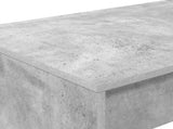 Bed Desk Concrete Grey Engineered Wood 100 x 45 x 75 cm 893734