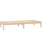 Bed Frame without Mattress Solid Wood Small Single 3103893