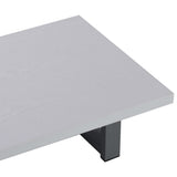 Two Piece Bathroom Furniture Set Ceramic White 279343