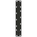 Console Table Legs U-Shaped 2 pcs Black 28x cm Steel 4013168