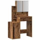 Dressing Table Old Wood 80 x 35 x 132 cm Engineered Wood 868880