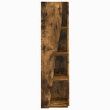 Corner Cabinet Smoked Oak 27.5x27x102cm Engineered Wood 889850