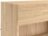 6 Piece TV Wall Cabinet Set with LED Lights Sonoma Oak 3216799