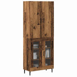 Highboard Old wood 69.5 x 34 x 180 cm Engineered wood 3403183