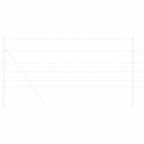 Field Fence Silver 100 x 0.8 m Galvanised steel 42005858