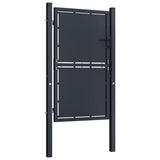 Garden Gate Steel 100x175 cm Anthracite 144521