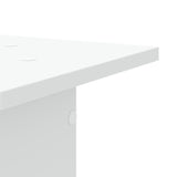 ZNTS Plant Stands 2 pcs White 30x30x60 cm Engineered Wood 3307855