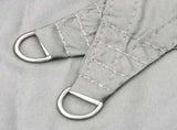 Sun Shade Sail Light Grey 5x6x6 m 100% Polyester Oxford 4000923
